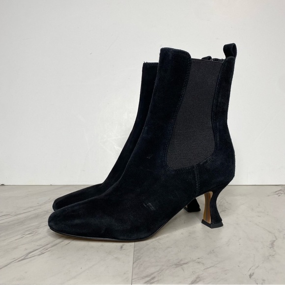 Sam Edelman Lani Black Suede Chelsea Bootie 5 1/2 - Picture 15 of 15